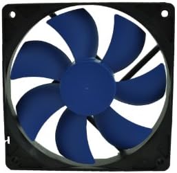 XION AXP Alphawing Series 120mm H.S.B Bearing Retail Computer Case Cooling, AXP-GF120-BL (Black Frame and Blue Blade)