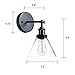 CLAXY Ecopower Industrial Edison Antique Glass 1-Light Wall Sconces Simplicity