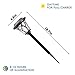 Azirier Solar Lights Outdoor Waterproof Security Lights Easy Install Garden Lights for Garden Path Walkway Light 8 Pack …