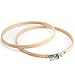Pllieay 12 Pieces 6 Inch Embroidery Hoops Bamboo Circle Cross Stitch Hoop Rings for DIY Embroidery Crafts