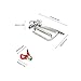 KKmoon High Efficiency 3600PSI High Pressure Airless Paint Spray Gun with Nozzle Guard for Graco Wagner Titan Pump Sprayer and Airless Spraying Machine