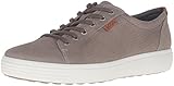 ECCO Men's Soft 7 Perforated Tie Fashion Sneaker, Moon Rock, 45 EU/11-11.5 M US