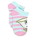 Disney Princess Belle Beauty and the Beast Girls Womens 6 pack Socks (Shoe: 10-4 (Sock: 6-8), Purple/Multi)