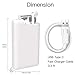 10000mah Power Bank Portable Phone Charger with AirPods Charging Case Cover built-in, USB Type C Ports 5V 3A Fast Charge External Battery Compatible with AirPod 1/2, iPhone, iPad, Samsung Galaxy, more