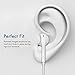 Earphones Earbuds with Remote and Mic 3.5mm Jack Headphones Standard Retail Packaging Wired Ear Buds for iPhone,iPad, iPod,Samsung Galaxy and Android Cell Phones,2Pack (Black&White)