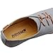 DADAWEN Men's Classic Suede Leather Oxford Dress Shoes Business Casual Shoes Grey US Size 10
