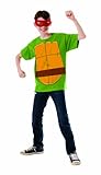 Teenage Mutant Ninja Turtle Child's Raphael Costume Top and Eye Mask, Small