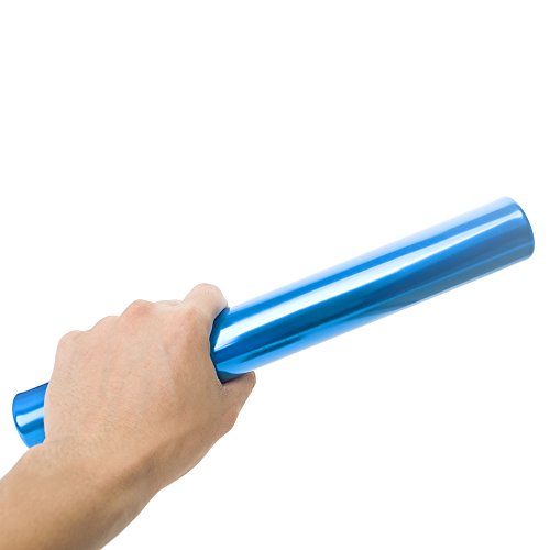 GOGO 8Pcs Official Aluminum Track & Field Races Relay Batons-Assorted