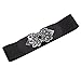 Grace Karin Women Ladies Girls Fashion Wide Metal Hook Stretchy Elastic Waist Belt Waistband