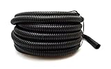 Wire Loom Black 20' Feet 1