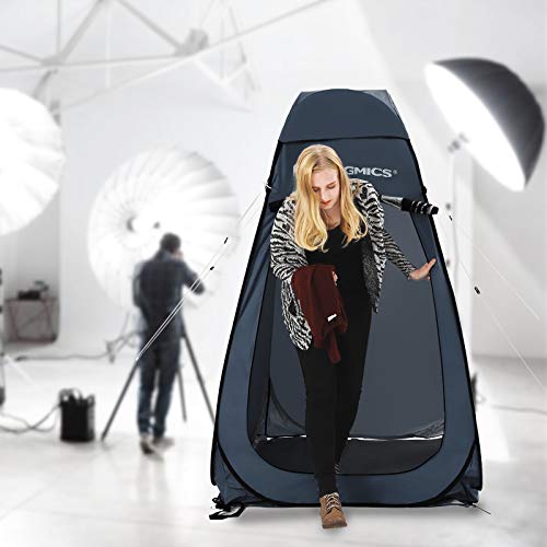 SONGMICS Portable Pop up Tent, Dressing Room Privacy Shelter, for Outdoor Camping Fishing Beach Shower Toilet, with Zippered Carrying Bag | Privacy Shelter