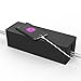 [Set of Two] Cable Management Box Cord Organizer, Large Storage Holder for Desk, TV, Computer, USB Hub, System to Cover and Hide & Power Strips & Cords - 16'' x 6.2