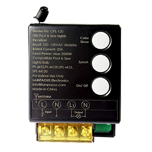 LAMPAOUS Pool Lights Bulb Spa Lights Bulb Remote Control System