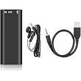 Professional Voice-Activated Digital Recorder, Noise-Canceling Player (8GB) | HD Noise-Canceling MP3 Player, Ultra-Thin Portable Recording Pen for Business Meetings, No Battery Included (1 Pc).