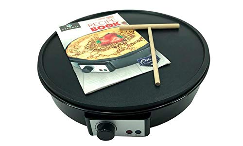 Eternal Kitchen Gadget Deluxe 12" Electric Crepe Maker And Griddle PG93932 - Thumbnail 2