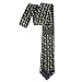 MENDEPOT Fly Fishing Hook And Salmon Necktie With Box Microfiber Jacquard Fish And Hook Pattern tie