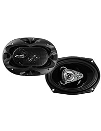 BOSS Audio ELITE b693 6" x 9", 3 Vías, Negro Poly cono de inyección, 400 W máximo altavoces (por par)