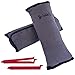 Seat Belt Pillow for Kids by Cuddles | Child Seatbelt Shoulder Pad Cover for Booster & Car Seat Accessories| Toddler Safety Strap Head & Neck Support Travel Cushion, Washable Headrest Gray Boys Girls