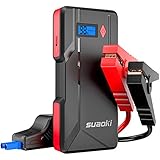 SUAOKI P6 800A Peak Car Jump Starter (Up to 6.0L Gas or 5.0L Diesel Engines) Power Pack with Dual USB Port Power Bank