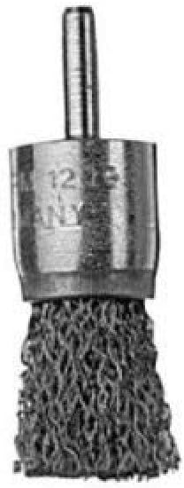 Bosch 1x PRO Steel Longlife End Brush, Crimped Wire for 6 mm Cylindrical Shank and Drill (diameter 25 mm