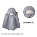 LC-dolida Fishing Hat UV Protection Sun Hats 360° UPF 50+ Women Hiking Safari Hat Wide Brim Sun Visor Hat Removable Neck Face Mask Flap Cover Cap for Fishing Gardening Beach Camping Boating