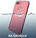 iPhone 8 Plus Case, NexCase Waterproof Full-Body Rugged Case with Built-in Screen Protector for Apple iPhone 7 Plus 2016 / iPhone 8 Plus 2017 Release (Pink)