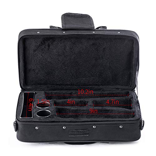 Water-resistant Foam Cotton Padded Clarinet Case, Clarinet Gig Bag