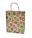 Christmas Large Gift Bags Kraft with Glitter, 10 Pack