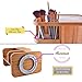 Refine 360 Bamboo Makeup and Cosmetic Organizer, Storage Carousel for vanity, bathroom, closet, kitchen, tabletop,countertop, desk