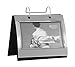 Photo Frames Silver Colour Free Standing Flip Album - Holds 50 of 6 x 4 inch photos