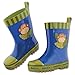 Stephen Joseph Kids' Rain Boots, Monkey, 7