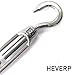 HEVERP 8PCS Stainless Steel M4 Hook and Eye Turnbuckle, Shade Sail Hardware, Light Duty Wire Rope Tension,Antirust,O to C Turnbuckles
