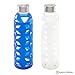 Silicone Sleeves Compatible for Pratico Kitchen, Epica, Hydro Flask, Estilo, & Similar Vacuum & Glass Bottles - 2 Pack