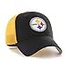 OTS NFL Pittsburgh Steelers Men's Hursh Center Stretch Fit Hat, Team Color, Medium/Large