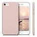 kwmobile Softcase for > Apple iPhone 7 < with artificial leather cover - Back case protective case in beige