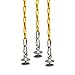 Safari Swings Tire Swing Kit, with 3 Tire Eye Bolts, and (3) 6' Long Plastic Coated Chains. includes a 3