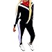 2 Piece Outfits for Women Tracksuits Striped Zipper Jacket + Sweatpants Sweatsuits Set