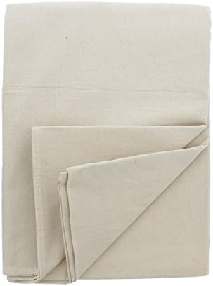 Goza Cotton Canvas Drop Cloth (9 x 12) - % 100 Cotton, Duck Canvas, Medium Weight, All Purpose