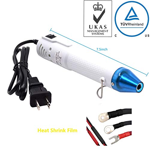 450pcs Heat Shrink Wire Connectors DIY Kit Heat Shrink Butt Connectors Crimping Tool Heat Shrink Tubing Heat Gun Waterproof Marine Automotive Terminals Set - Thumbnail 4