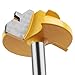 KOWOOD Router bit, 45 Degree Lock Miter Router Bit 1/4 Inch Shank, Professional Wood Cutting Tools,for Commercial Users and Beginners…