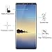 Samsung Galaxy Note 8 Screen Protector [2-Pack] - OMOTON [Cover Curved Edges] [Case Friendly] [High Responsivity] Wet Applied HD Screen Protector for Samsung Galaxy Note8