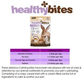 VETIQ Healthy Bites for Small Animals Calming Treats Chamomile & Lemon Balm Calms Guinea Pig, Rabbit, or Hamster Anxiety - Image 5