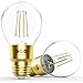 Smart Wi-Fi LED Bulb, SEALIGHT Smart Light Bulb Glass Vintage Edison Light, A19, Dimmable, Soft White 2700K, No Hub Required, Compatible with Alexa and Google Assistant, 2 Pack
