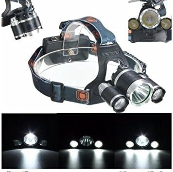 Drhob Rechargeable 8000LM 3xCREE XML T6 LED Head HeadLamp HeadLight