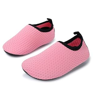 JIASUQI Baby Boys and Girls Barefoot Swim Water Skin Shoes Aqua Socks for Beach Swim Pool