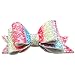 XIMA Glitter Hair Bows Clips Princess Hairgrips for Kids Hair Pin Hair Accessories (8pcs Glitter Bow Clip)