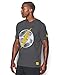 Under Armour Mens Retro Flash Tee Carbon Heather/Taxi LG