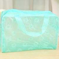 Cosmetic Vanity Box - Portable Makeup Cosmetic Toiletry Travel Wash Toothbrush Pouch Organizer Bag Case Handbag - Avent Twist Silicone Nylon Handles Shape Breathable Space Lock Linen Reusa