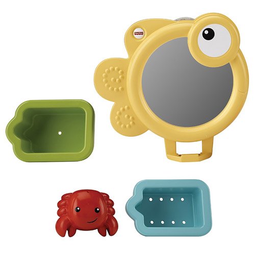 FisherPrice Scoop and Nest Bath Mirror Baby Toys