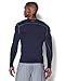 Under Armour Men's ColdGear Armour Compression Crew, Midnight Navy/Steel, Large